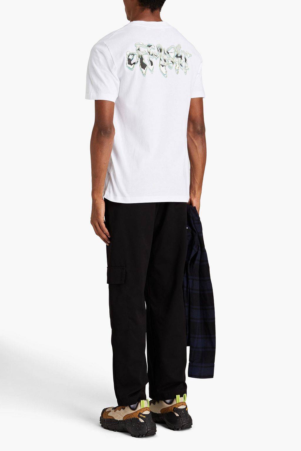 OFF-WHITE™ Printed cotton-jersey T-shirt