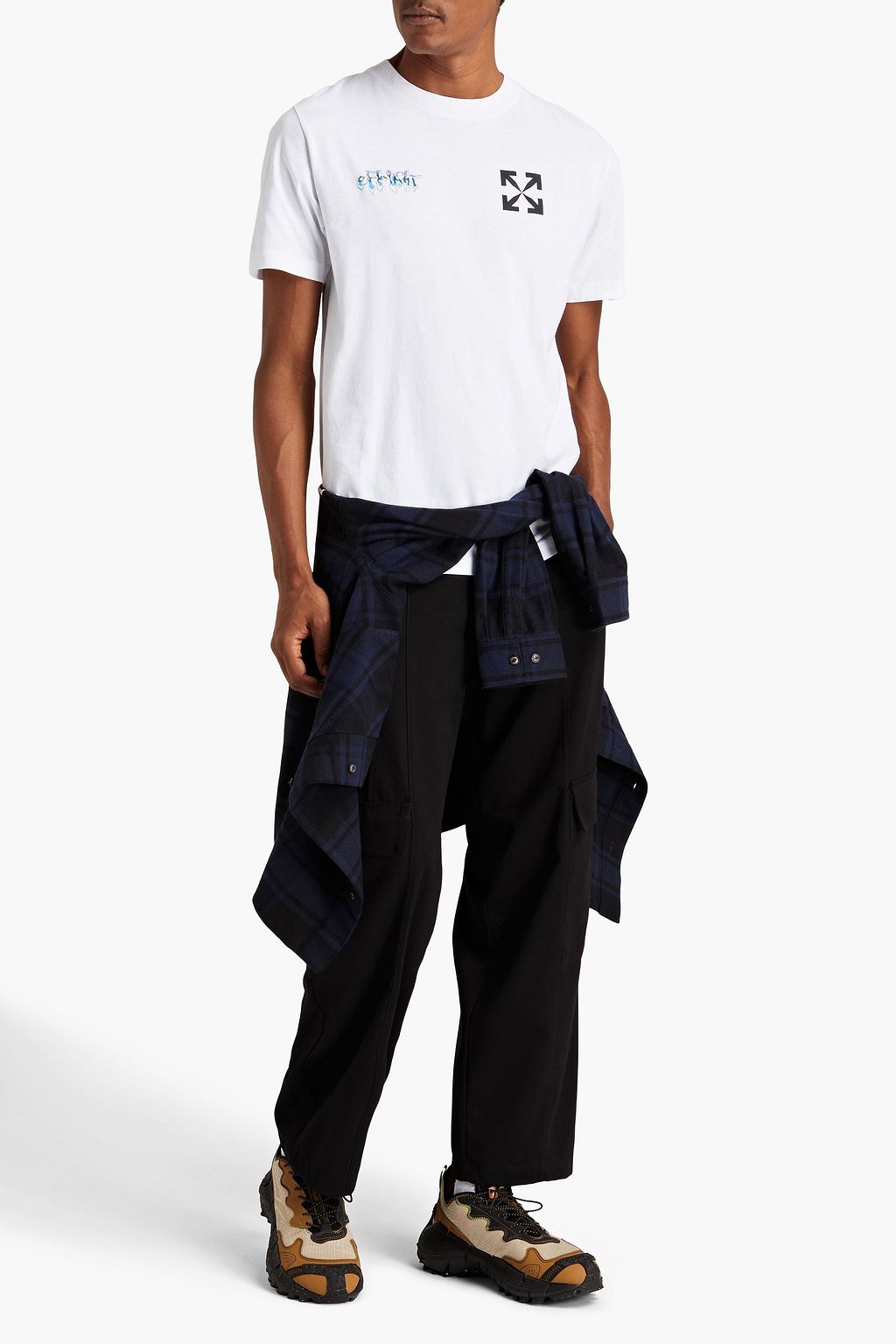 OFF-WHITE™ Printed cotton-jersey T-shirt