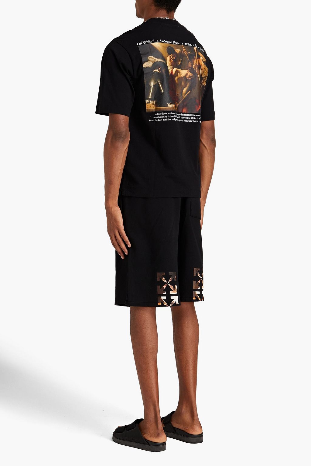 OFF-WHITE™ Printed cotton-jersey T-shirt