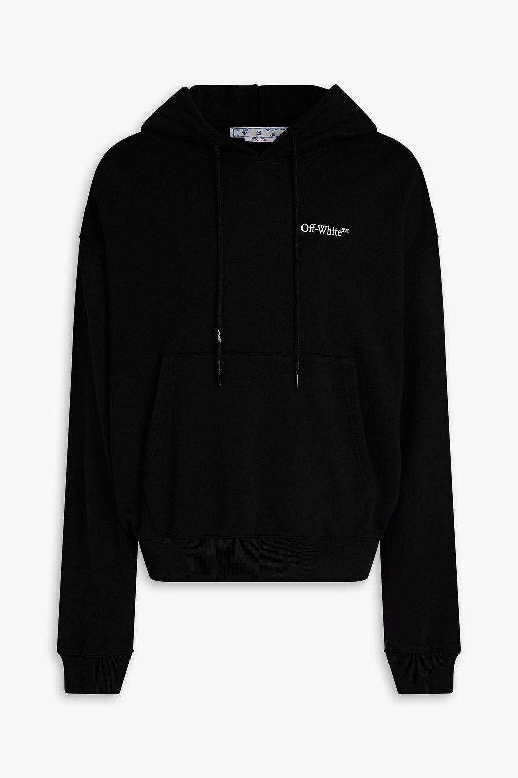 OFF-WHITE™ Printed cotton-fleece hoodie | THE OUTNET