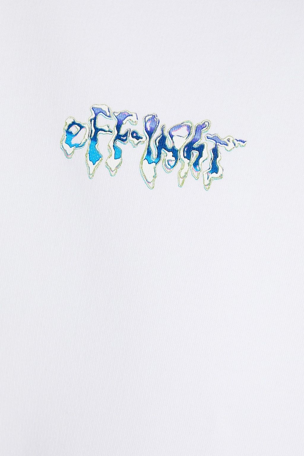 OFF-WHITE™ Printed cotton-fleece hoodie
