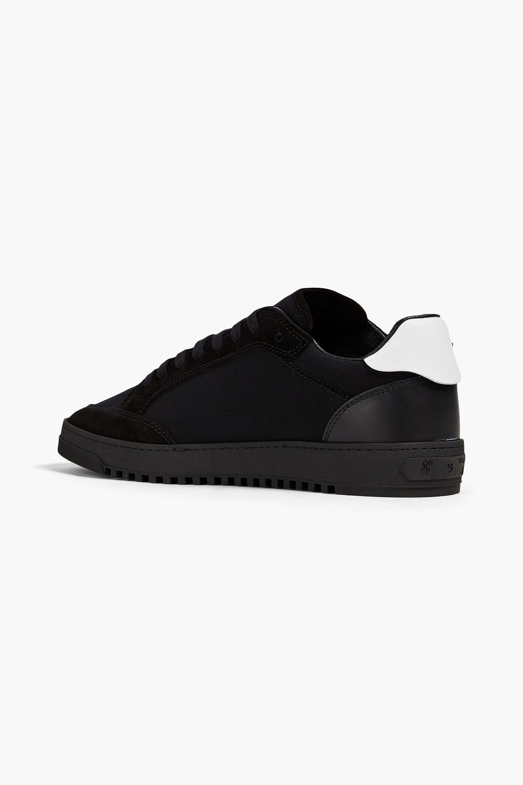 OFF-WHITE™ 5.0 leather, suede and canvas sneakers