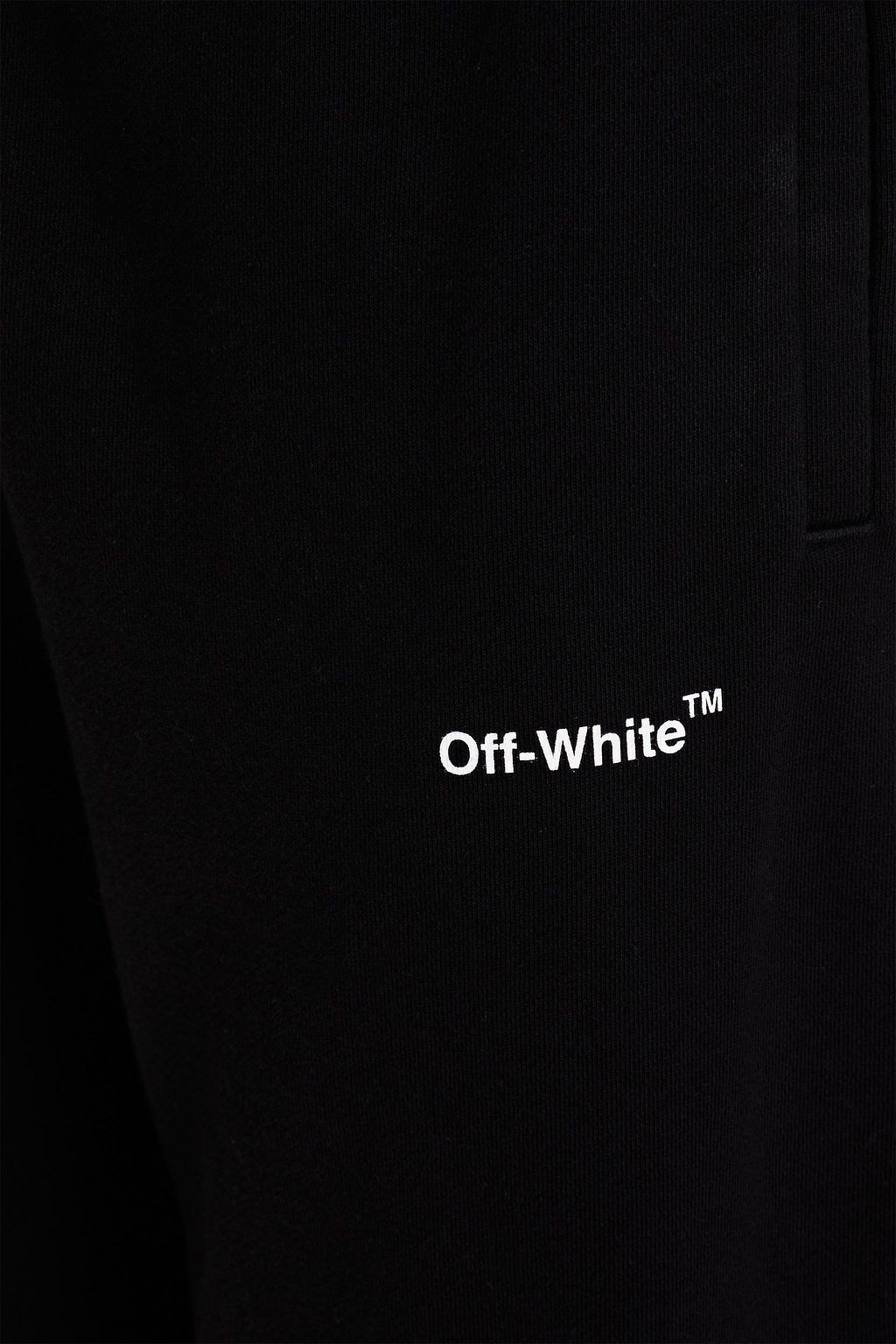 OFF-WHITE™ Jogginghose aus Baumwollfrottee mit Print