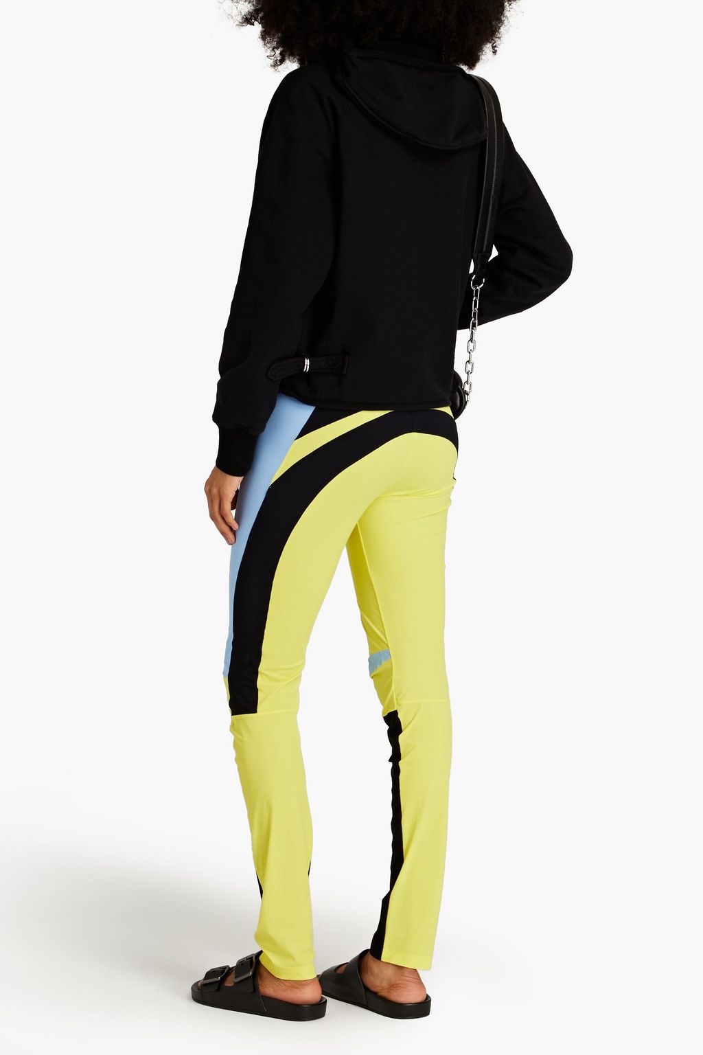 MM6 MAISON MARGIELA Leggings aus Stretch-Jersey in Colour-Block-Optik
