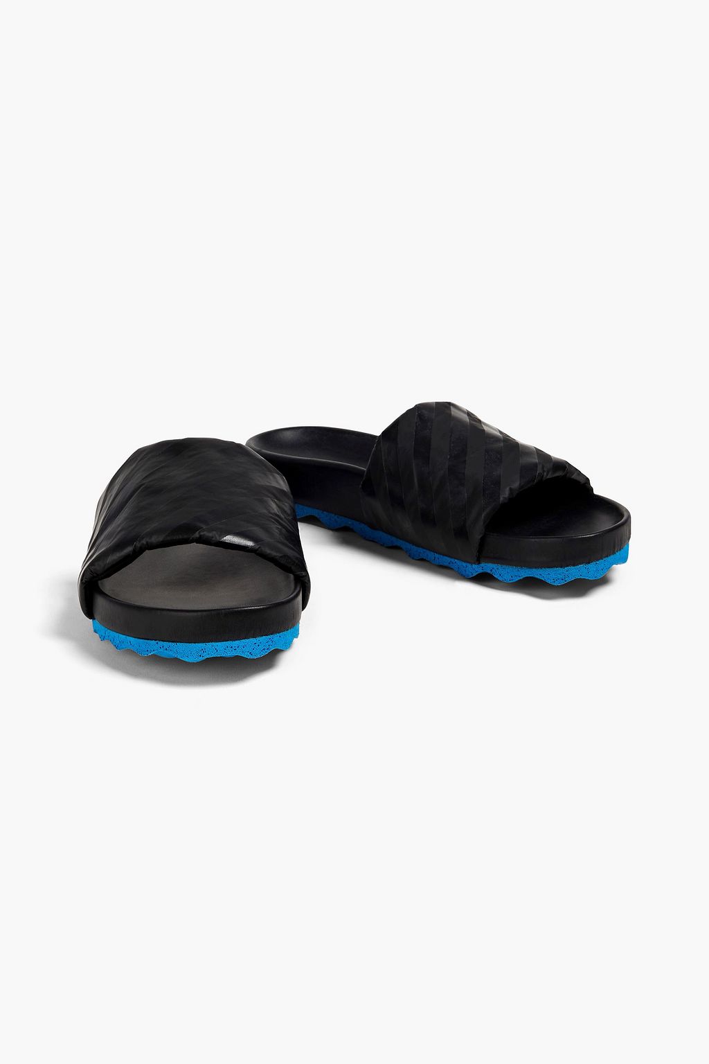 OFF-WHITE™ Striped shell slides