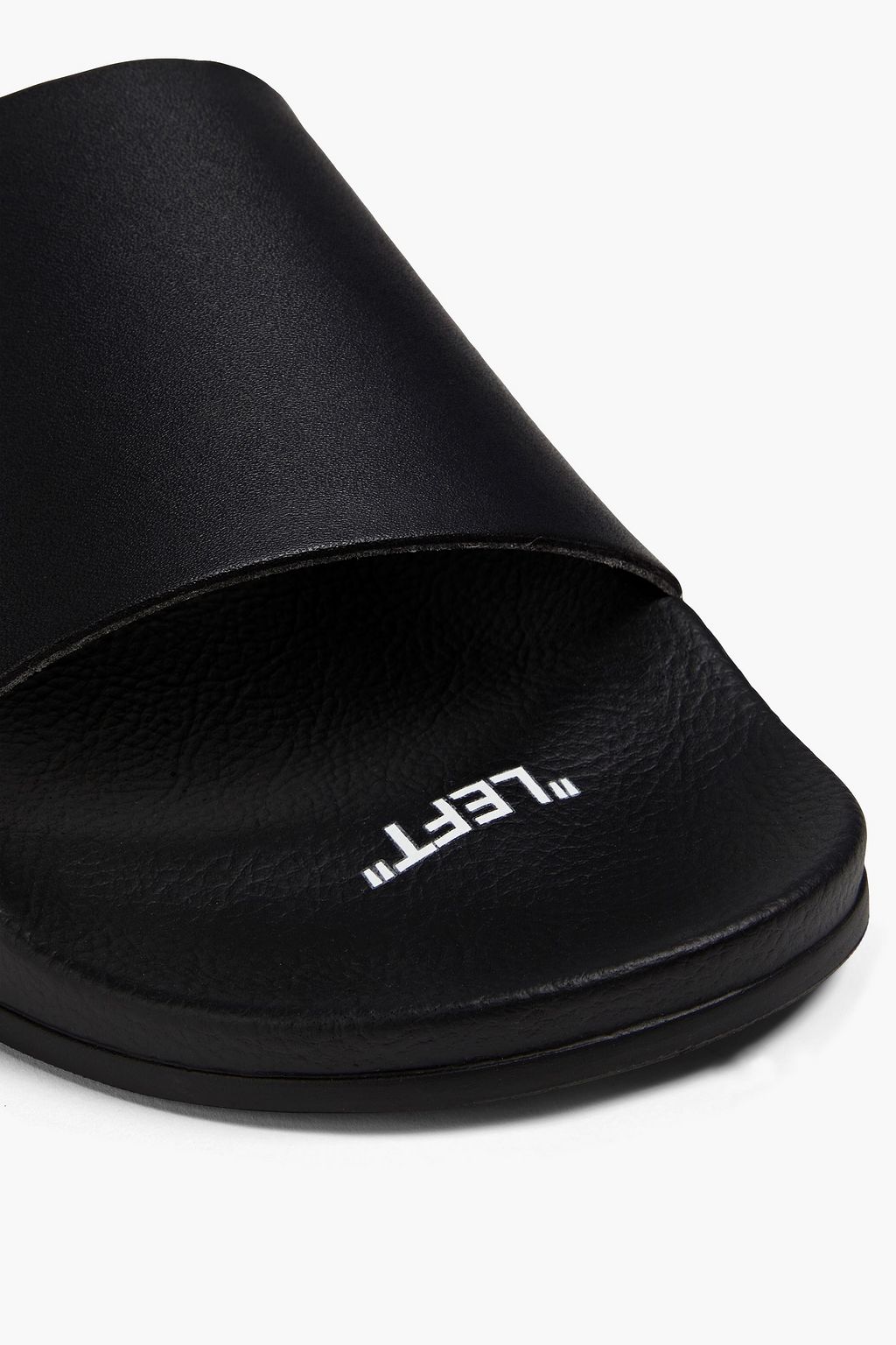 OFF-WHITE™ Printed faux leather slides