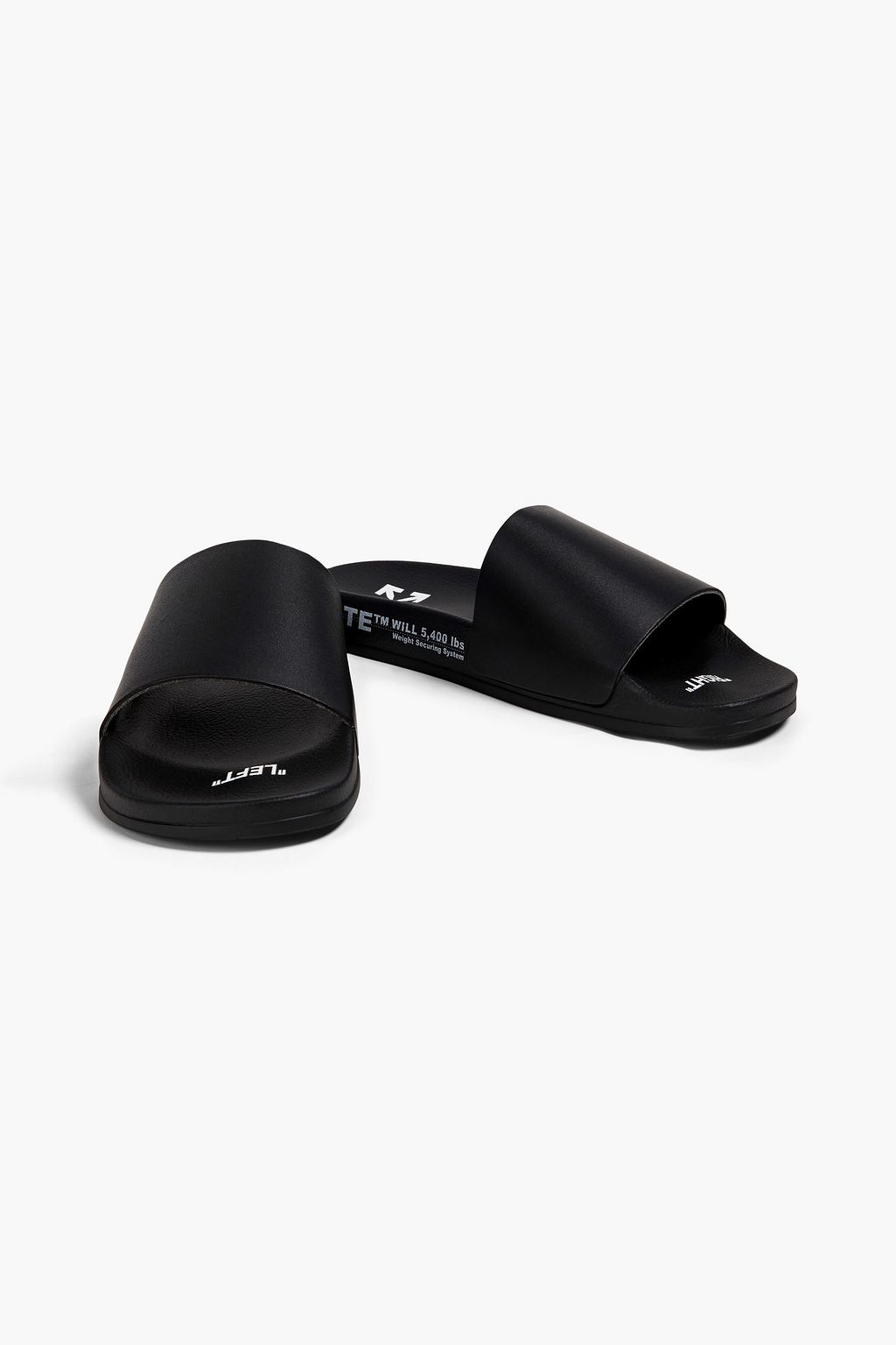 OFF-WHITE™ Printed faux leather slides