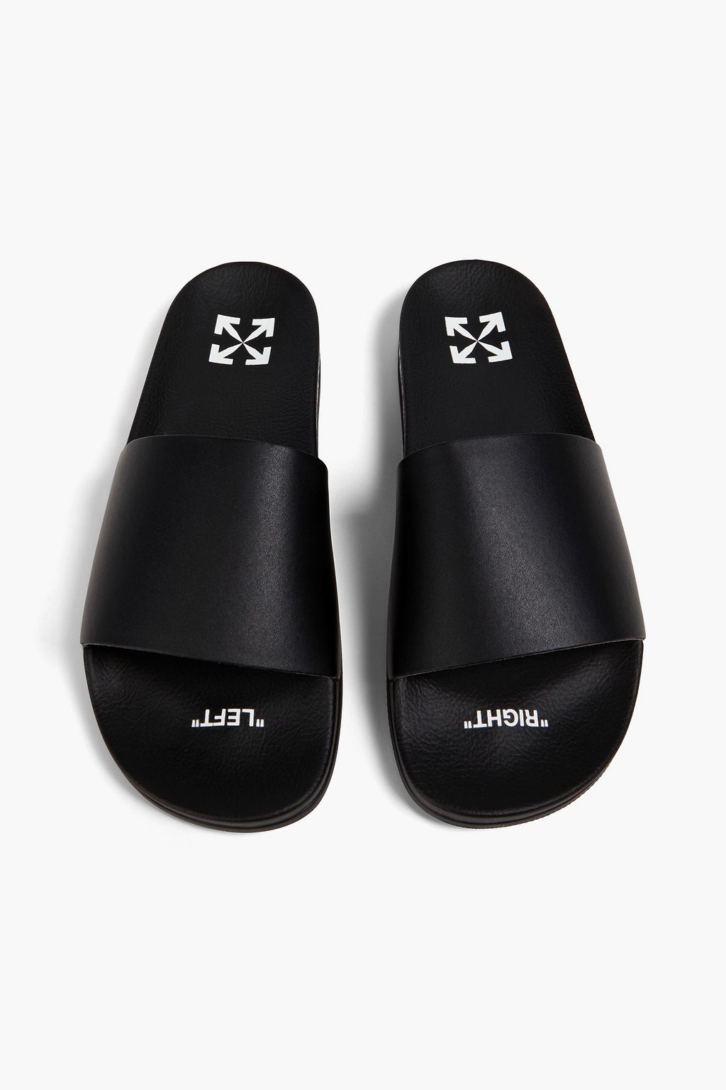 OFF-WHITE™ Printed faux leather slides