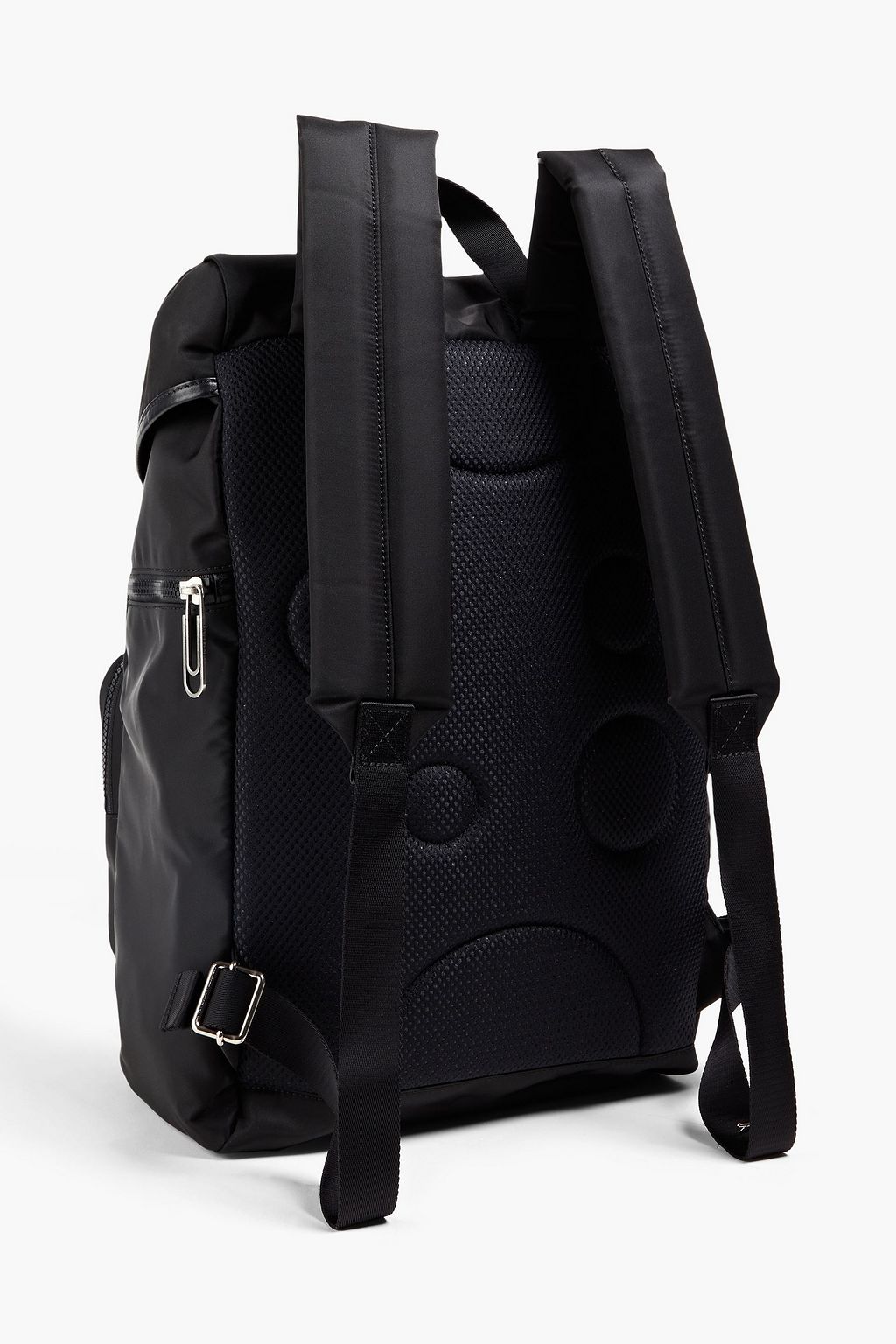 OFF-WHITE™ Arrow faux leather-trimmed nylon backpack