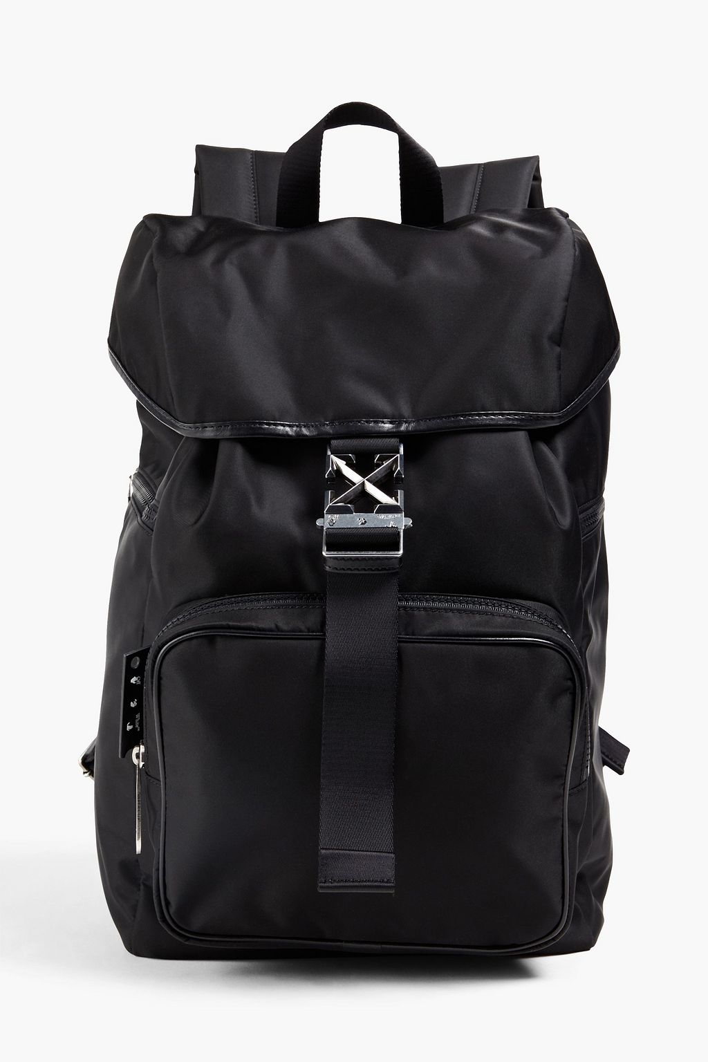 Off-White Logo Nylon Backpack 'Black/White