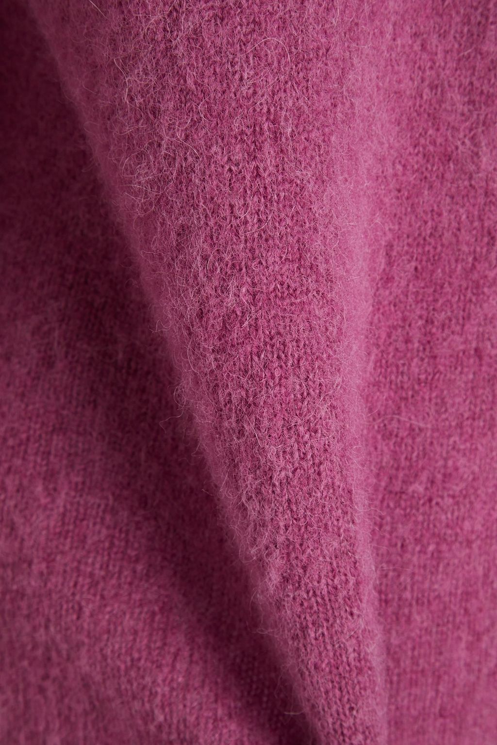 VINCE. Brushed alpaca-blend polo sweater