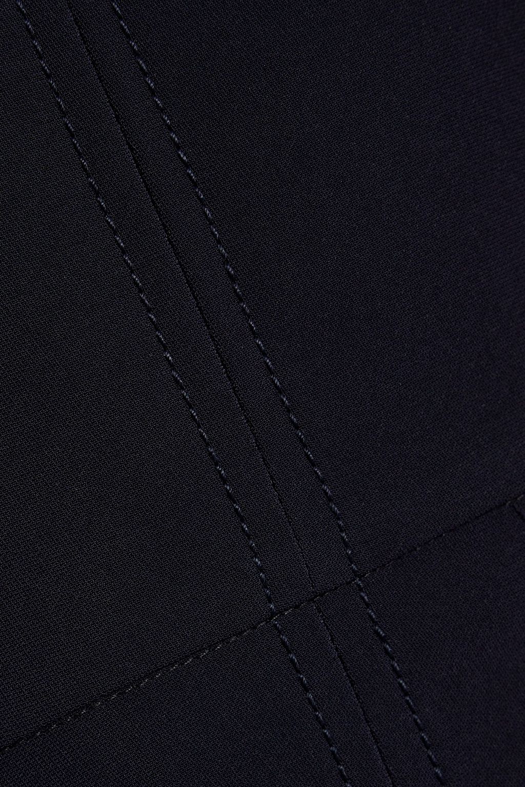 IRIS & INK Camille plissiertes Midikleid aus Crêpe