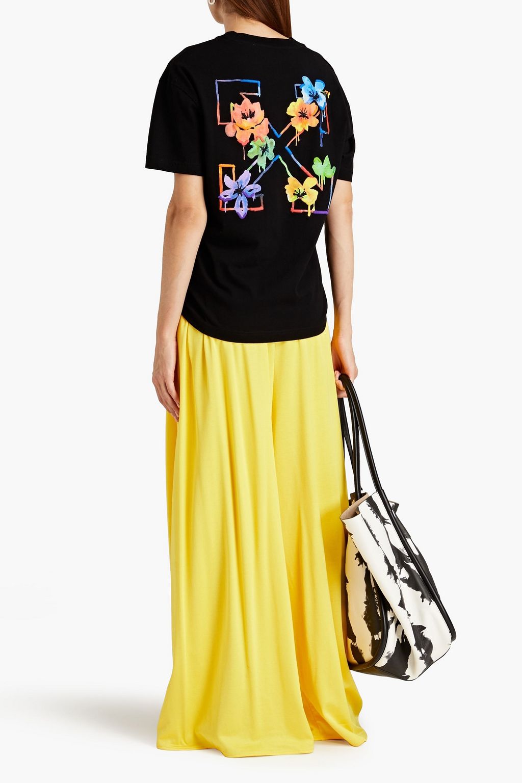 OFF-WHITE™ Printed cotton-jersey T-shirt