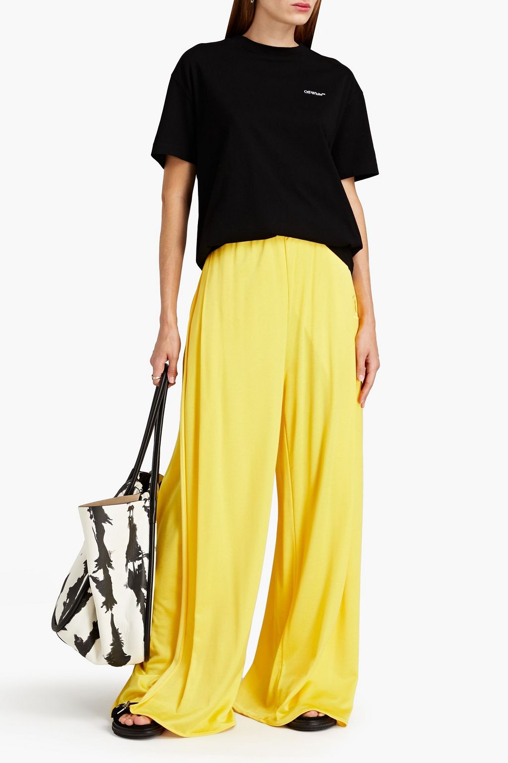 OFF-WHITE™ Printed cotton-jersey T-shirt