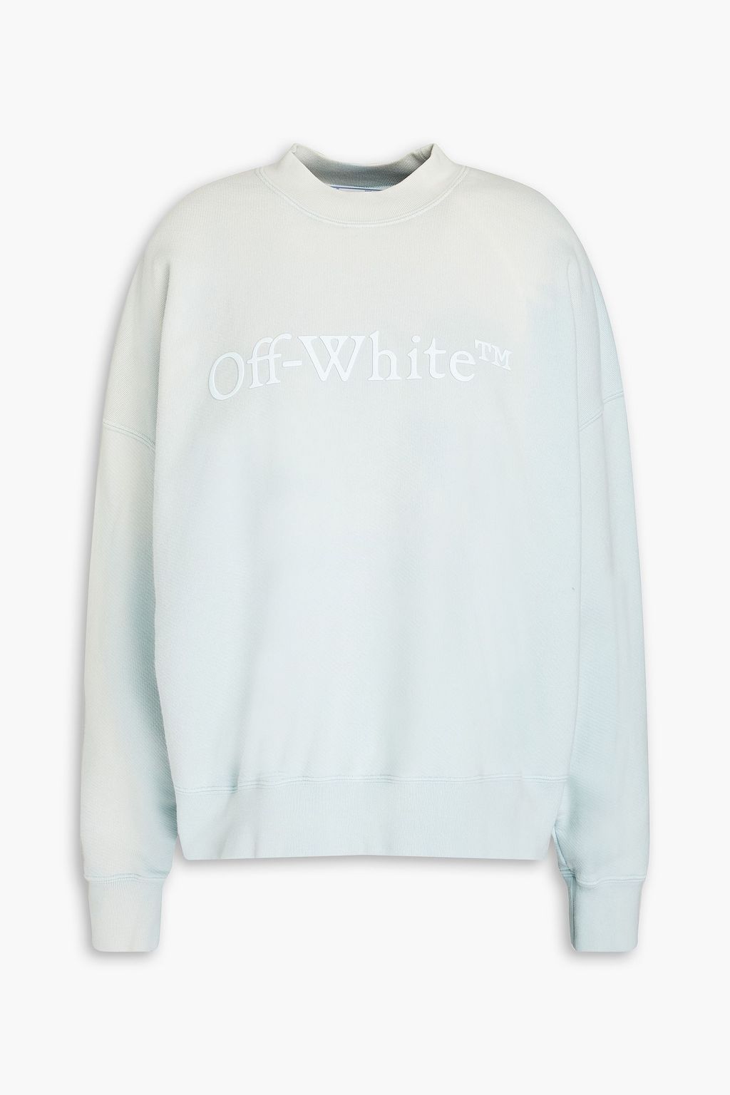 OFF-WHITE™ Tie-dyed printed French cotton-terry sweatshirt up to 70% off | THE OUTNET