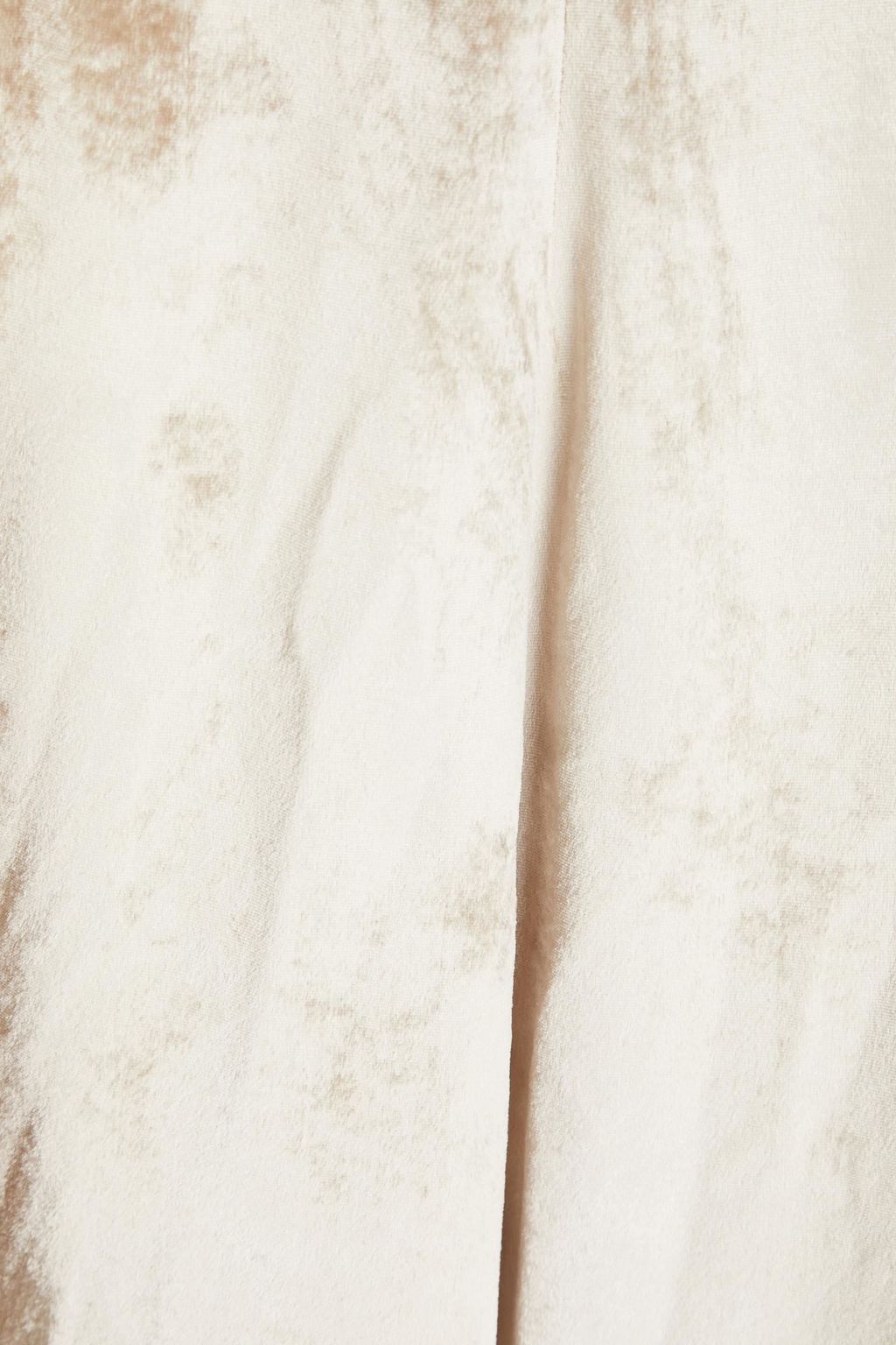 VINCE. Pleated velvet midi skirt