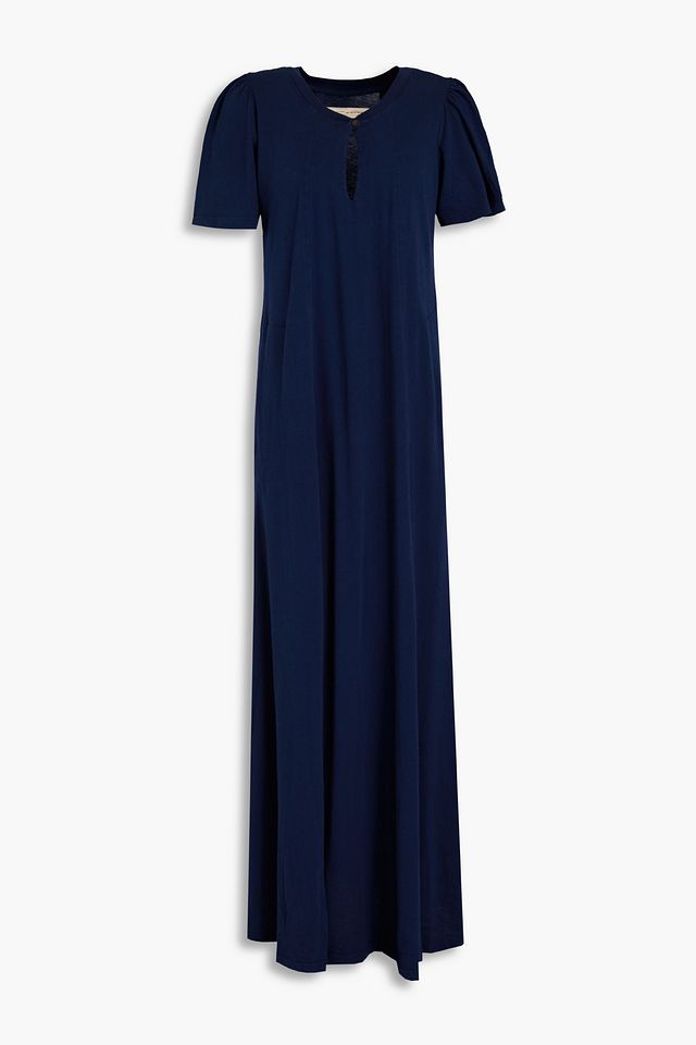 Flutter cotton-jersey maxi dress