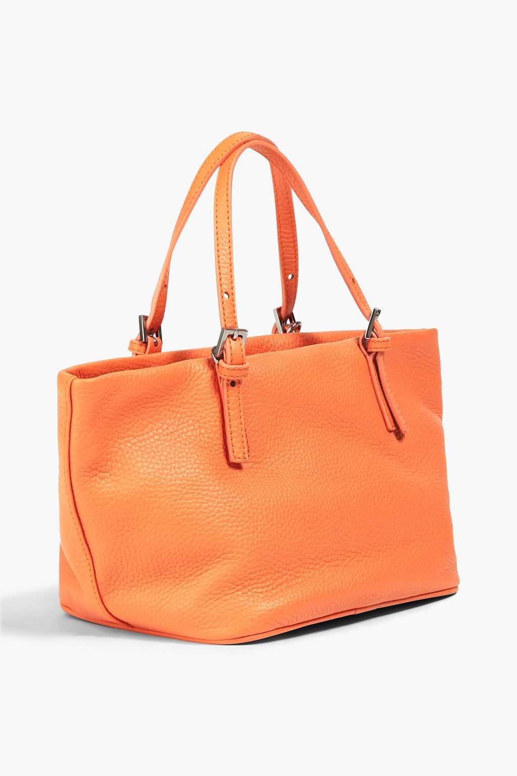 BY FAR Lulu pebbled-leather tote