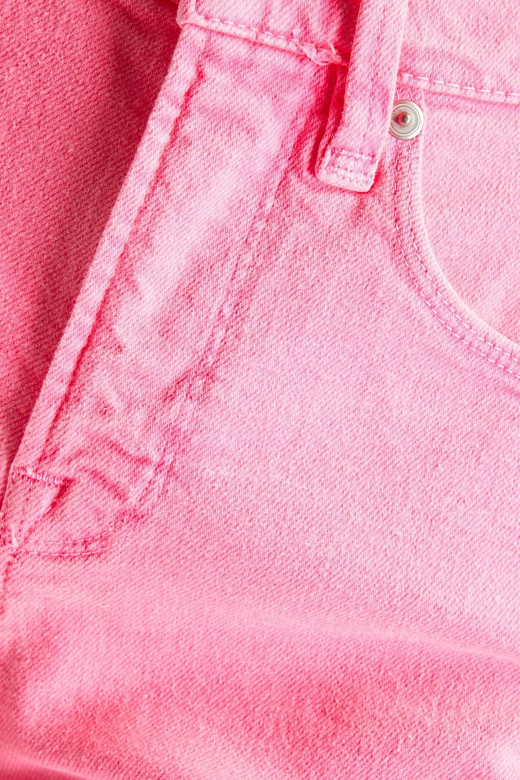 GOOD AMERICAN Good '90s neon denim shorts