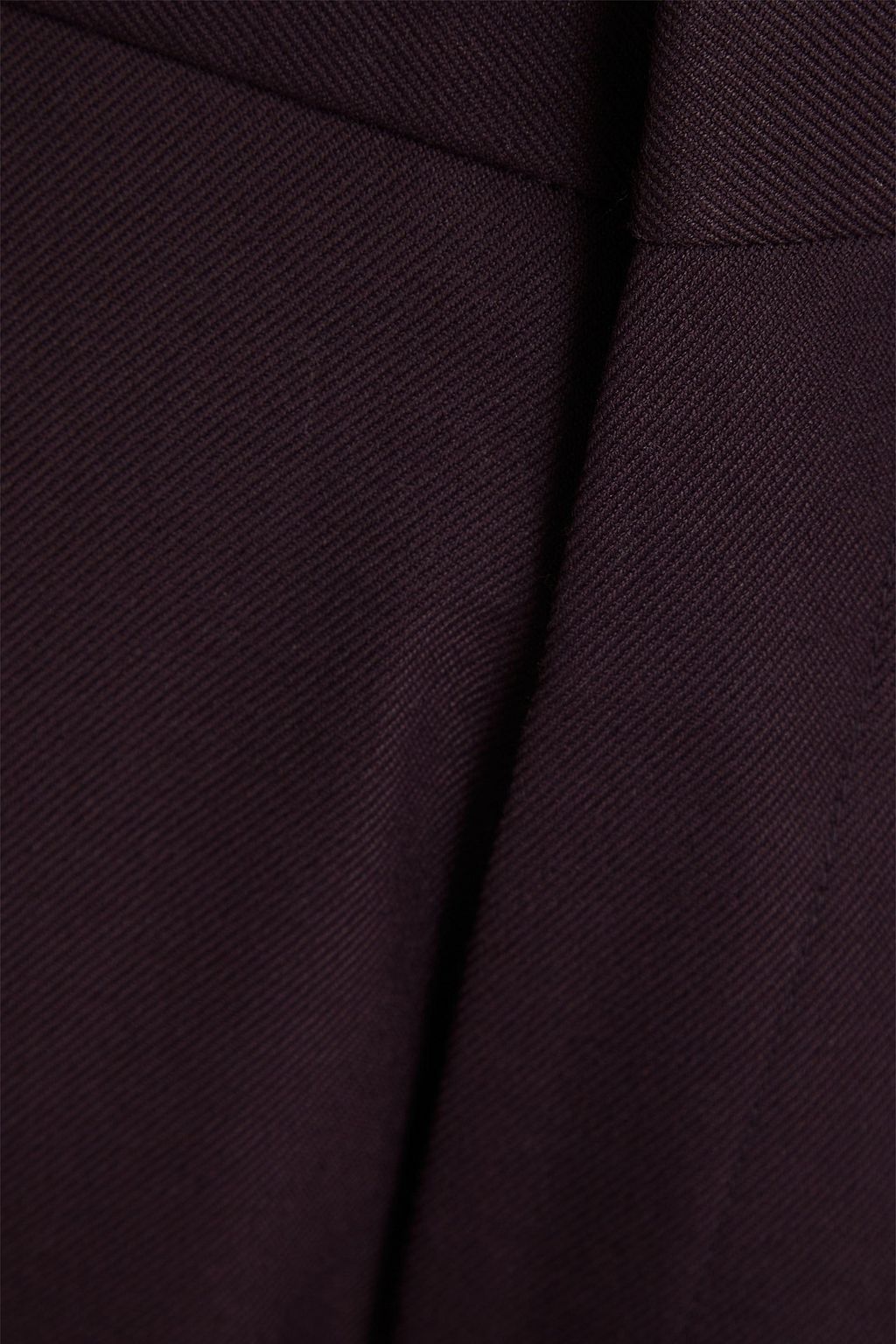 NANUSHKA Cropped flared twill pants