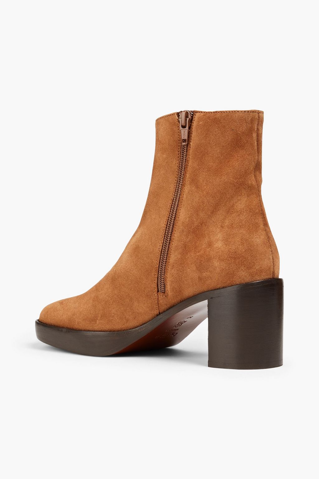 BY FAR Ellen suede ankle boots