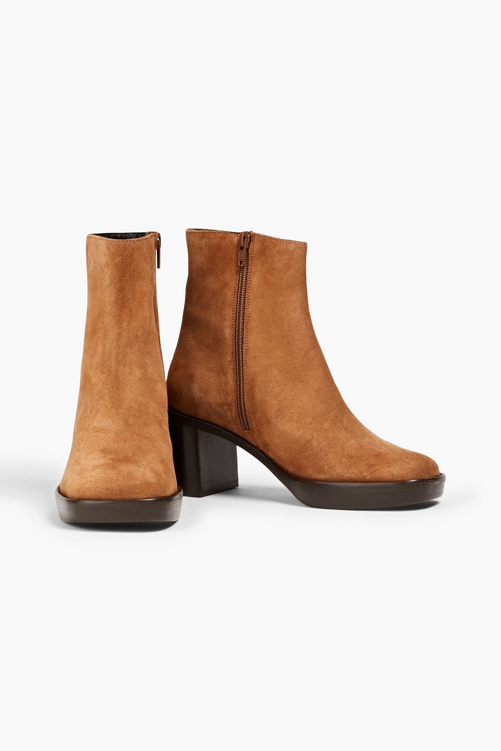 BY FAR Ellen suede ankle boots
