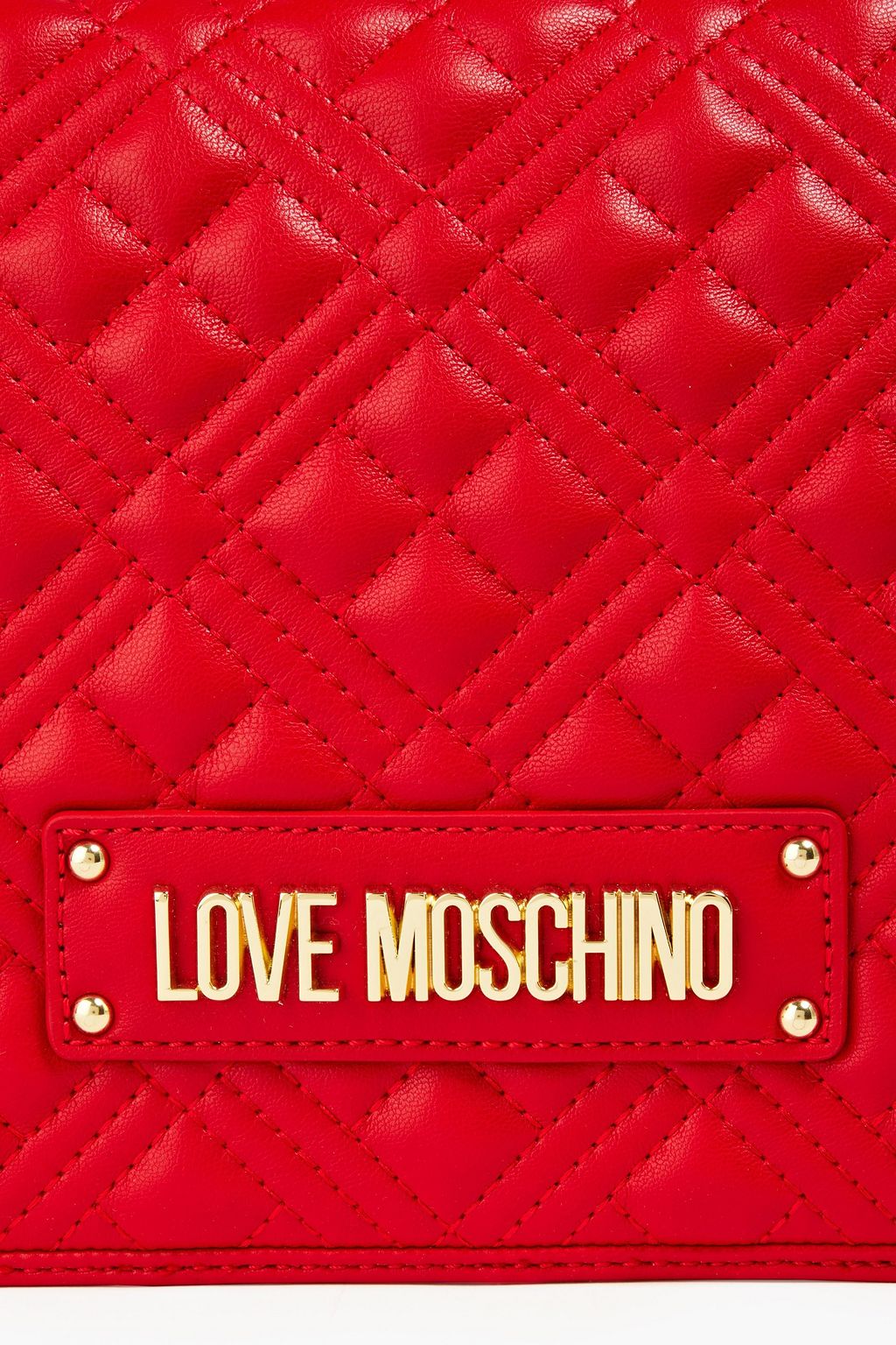 LOVE MOSCHINO Quilted faux leather shoulder bag