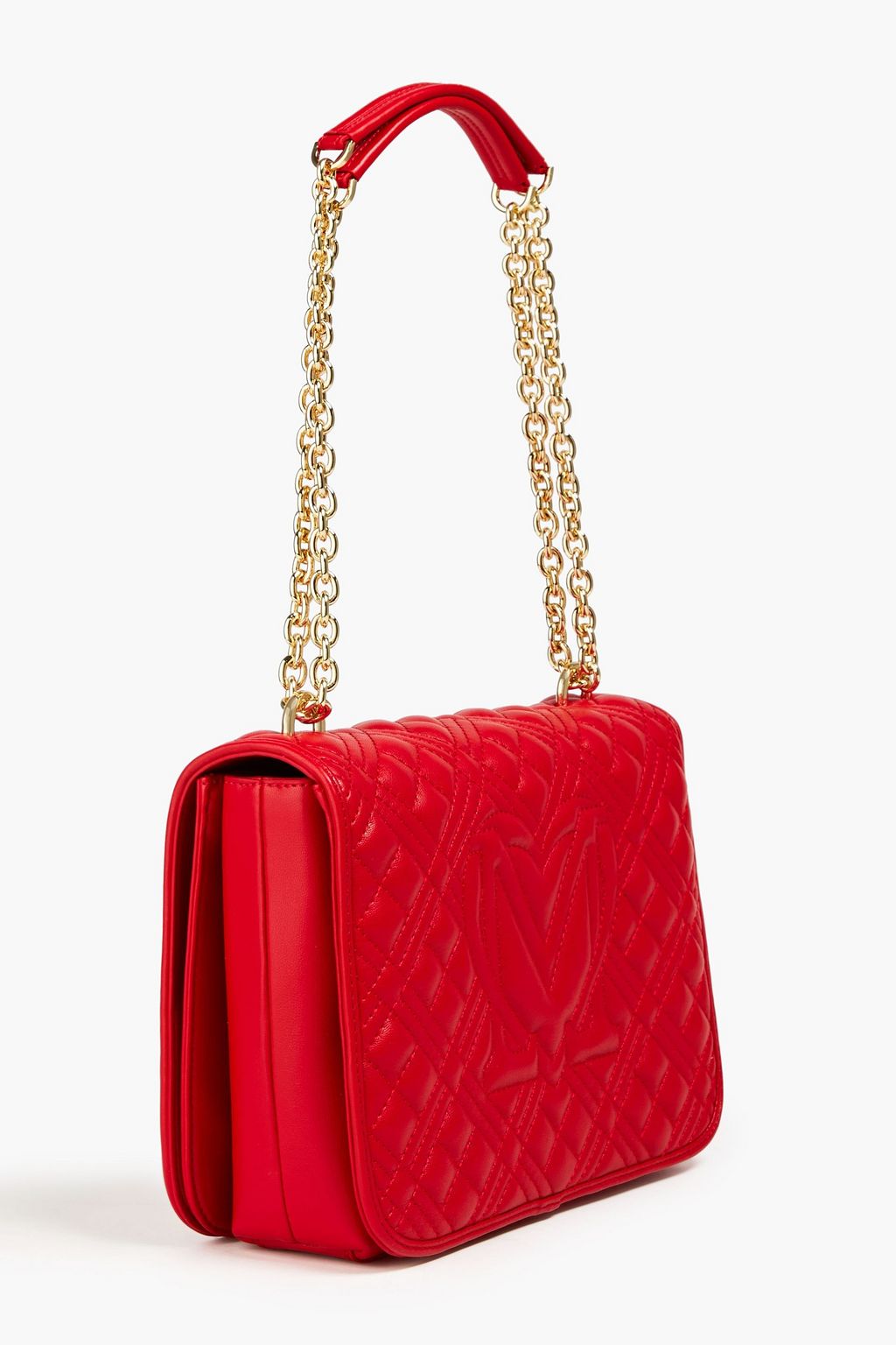 LOVE MOSCHINO Quilted faux leather shoulder bag