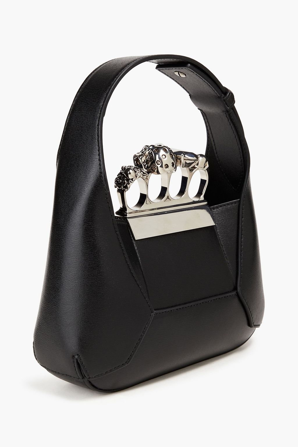 MCQUEEN Skull leather hobo bag