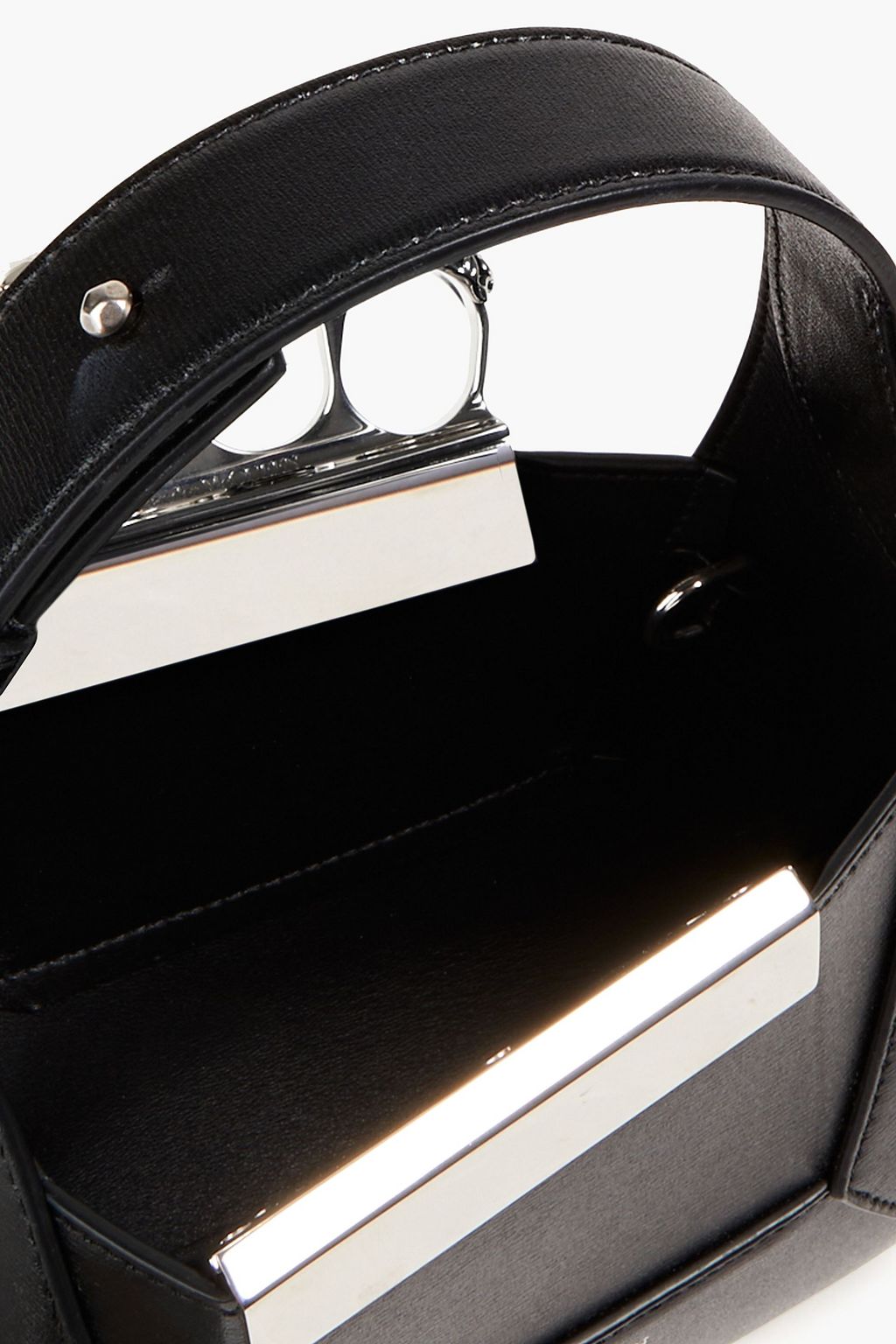 MCQUEEN Skull leather hobo bag