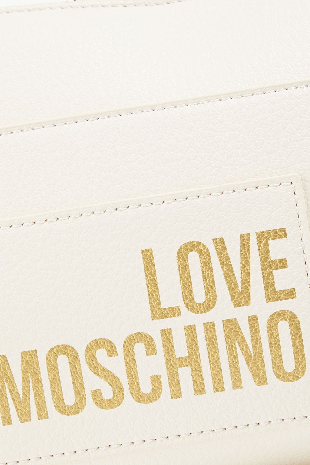 LOVE MOSCHINO Faux textured-leather shoulder bag