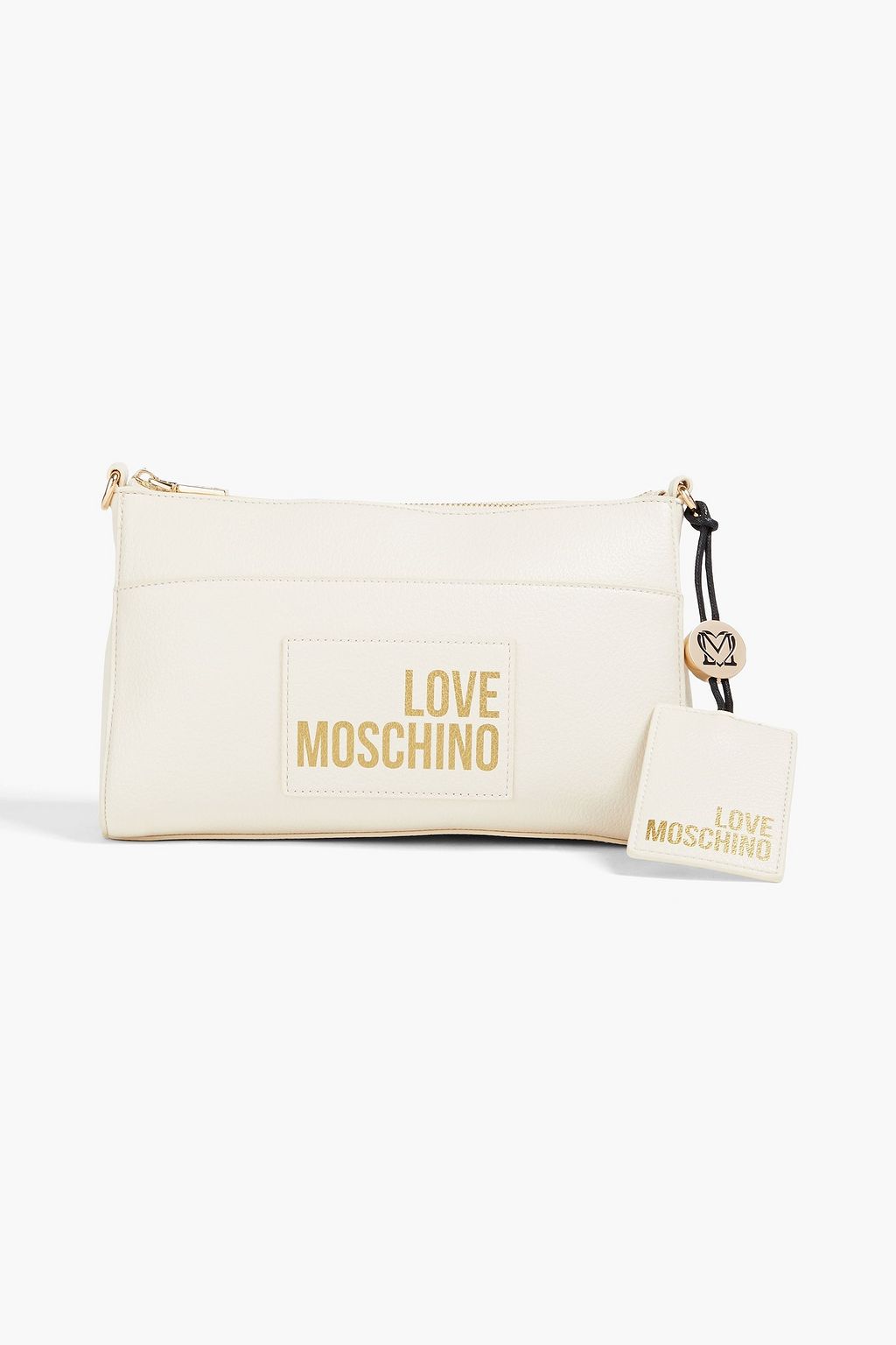 LOVE MOSCHINO Faux textured-leather shoulder bag