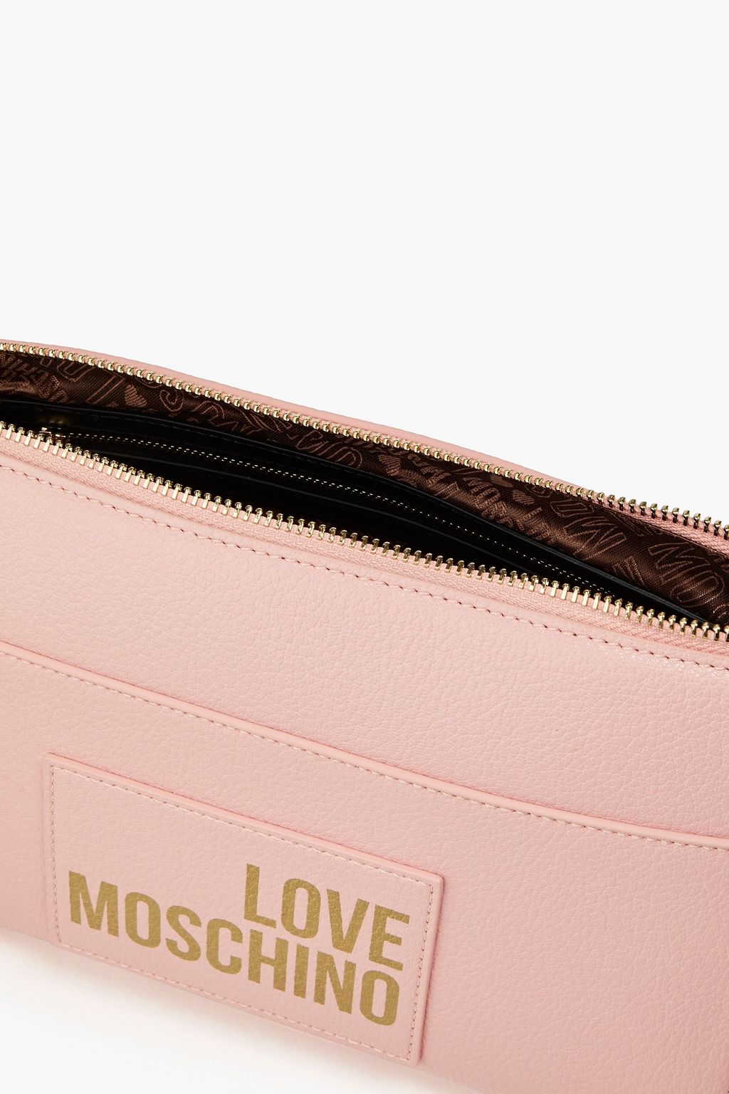 LOVE MOSCHINO Faux textured-leather shoulder bag
