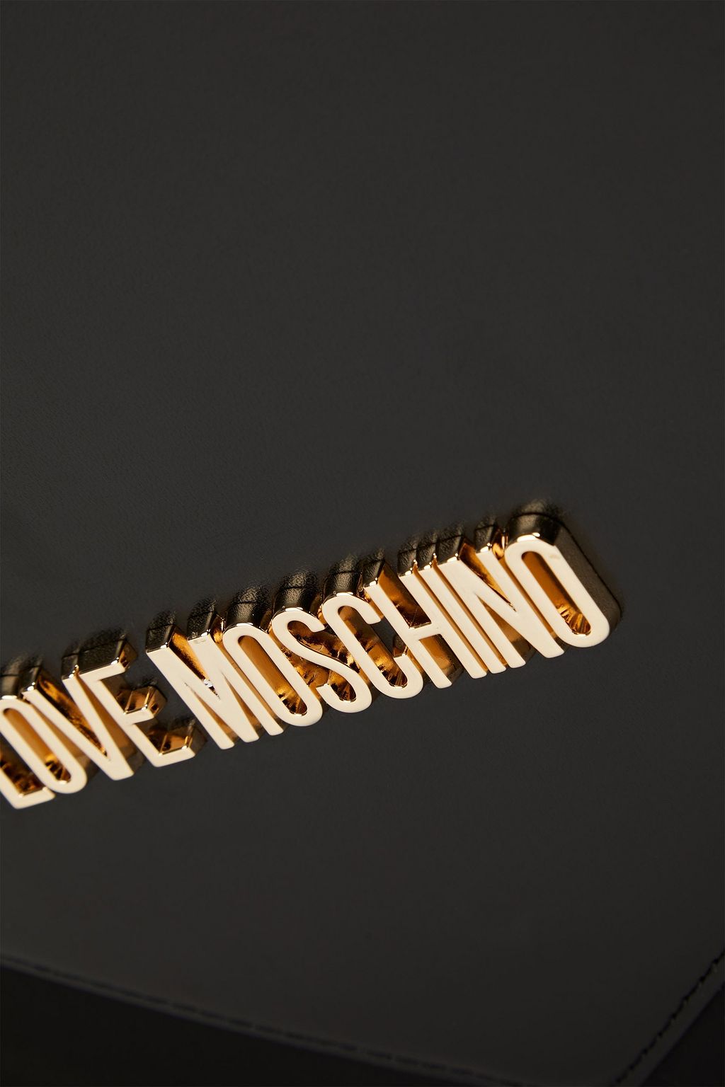 LOVE MOSCHINO Faux leather-trimmed shell tote