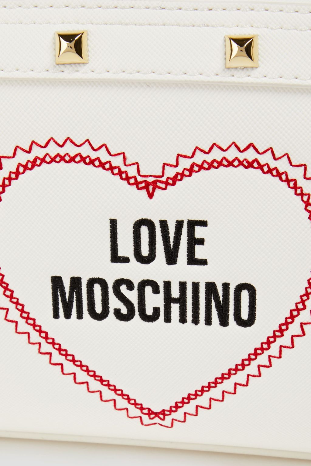 LOVE MOSCHINO Faux textured-leather shoulder bag