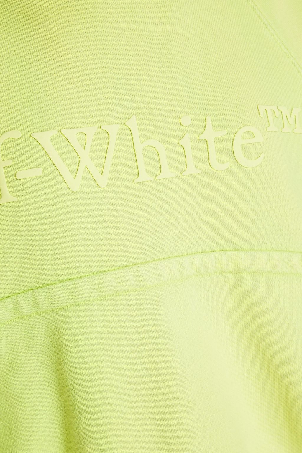 OFF-WHITE™ Bedruckter Hoodie aus Baumwollfrottee mit Batikmuster