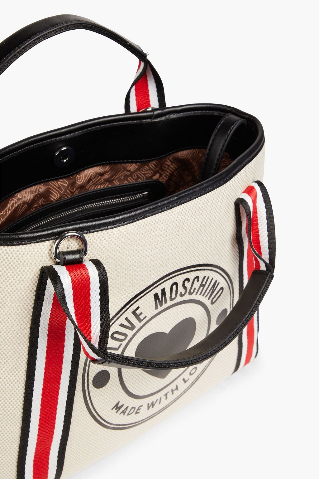 LOVE MOSCHINO Tote Bag aus Canvas mit Print