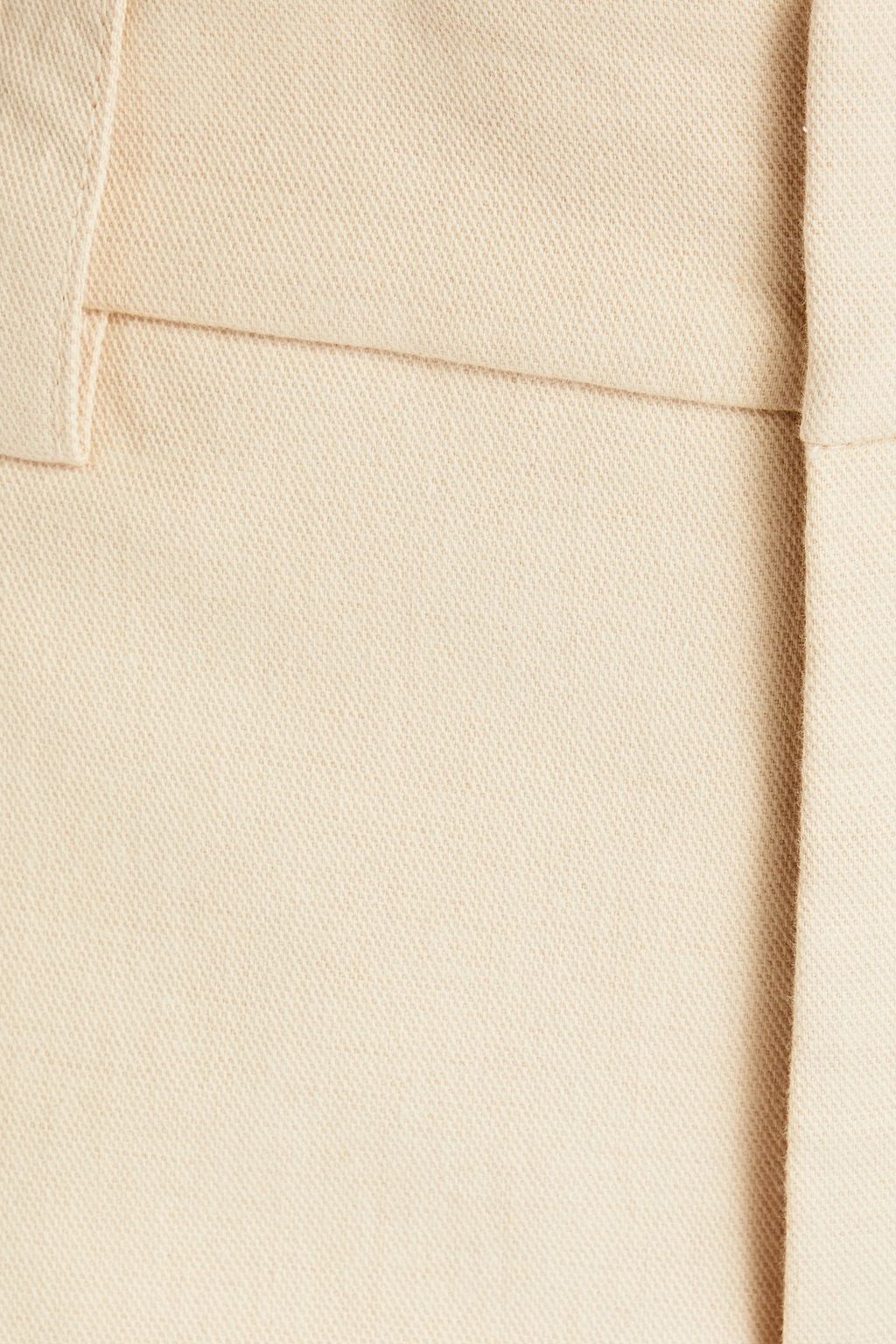 VINCE. Organic cotton-blend canvas straight-leg pants