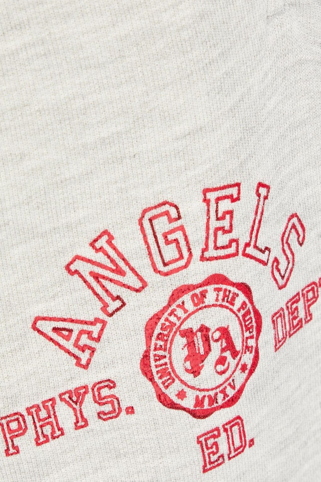 PALM ANGELS شورت من قماش تيري الفرنسي ومزيج القطن والمودال مزين بطبعات