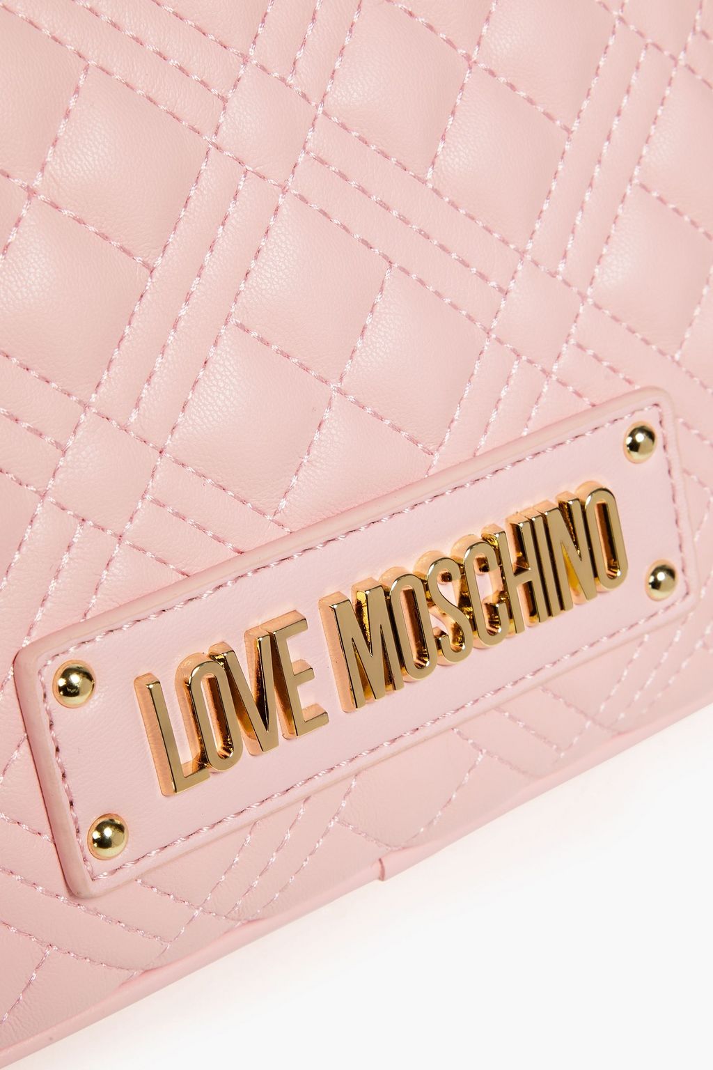 LOVE MOSCHINO Quilted faux leather shoulder bag