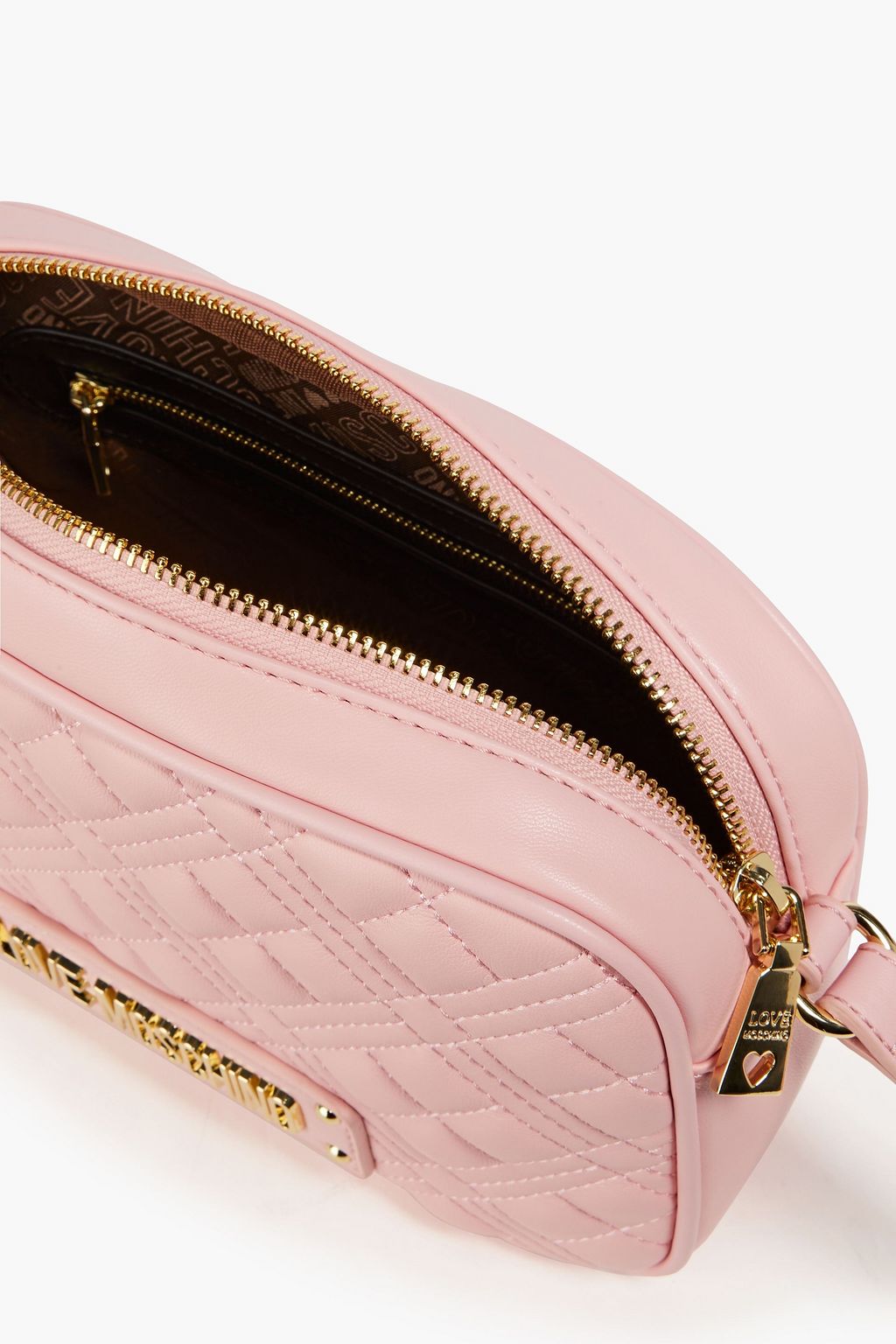 LOVE MOSCHINO Quilted faux leather shoulder bag