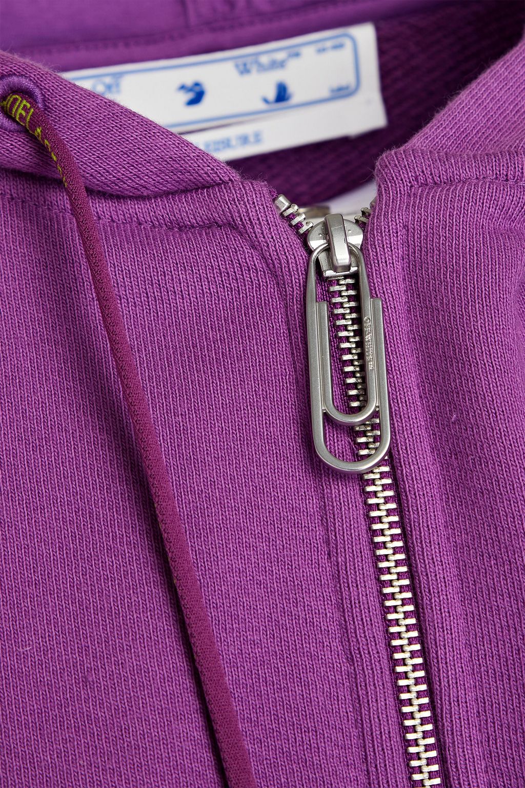 OFF-WHITE™ French cotton-terry hoodie