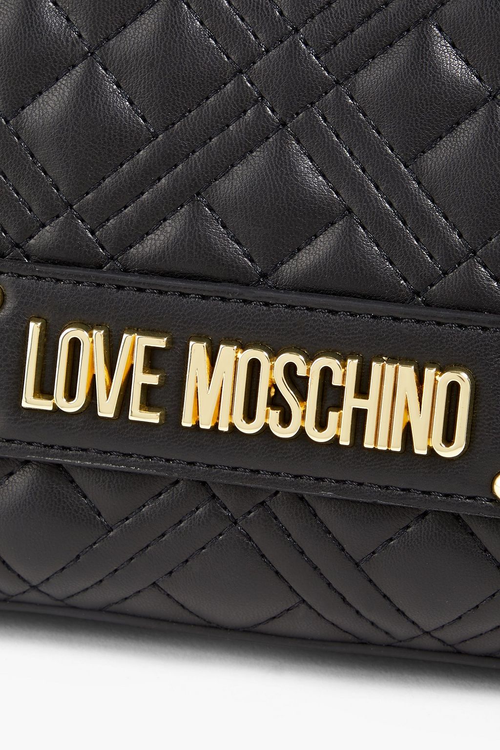 LOVE MOSCHINO Quilted faux leather shoulder bag