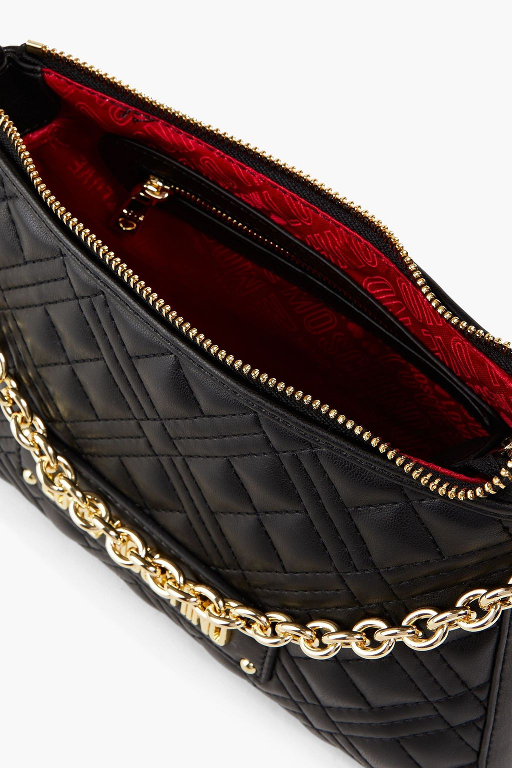 LOVE MOSCHINO Quilted faux leather shoulder bag