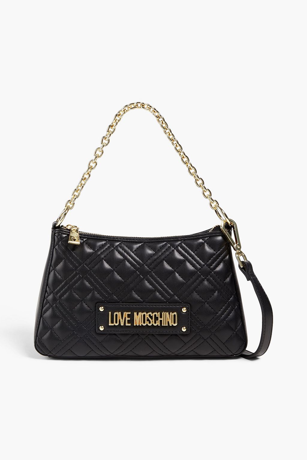 LOVE MOSCHINO Quilted faux leather shoulder bag