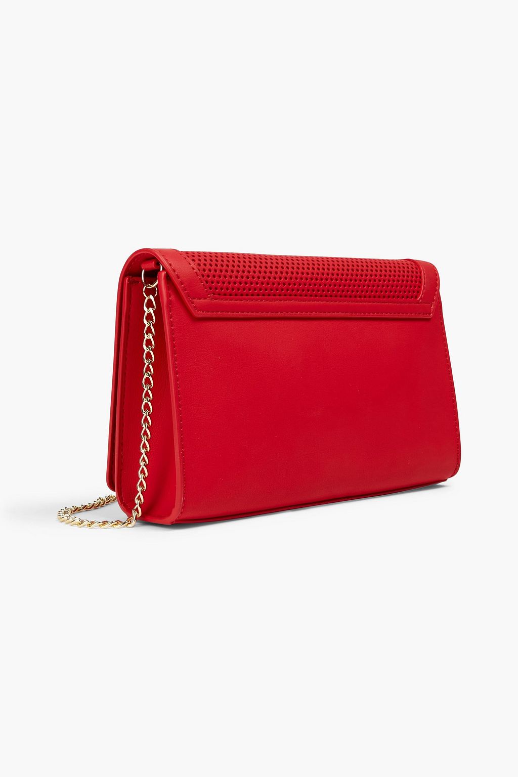 LOVE MOSCHINO Perforated faux leather shoulder bag