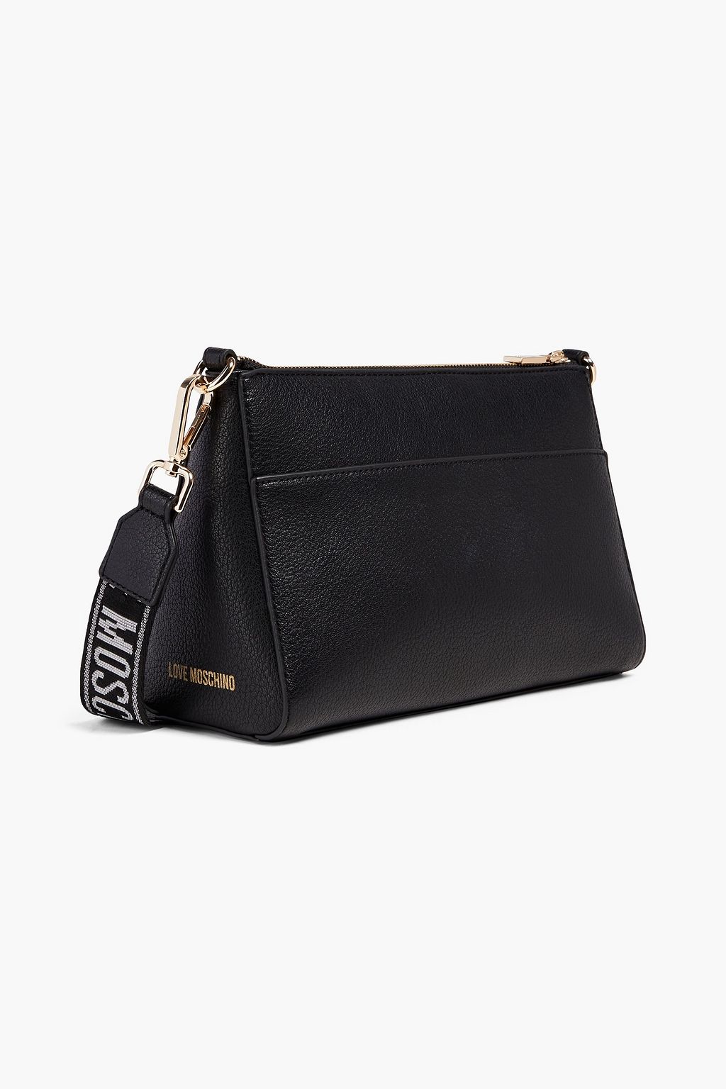 LOVE MOSCHINO Faux textured-leather shoulder bag