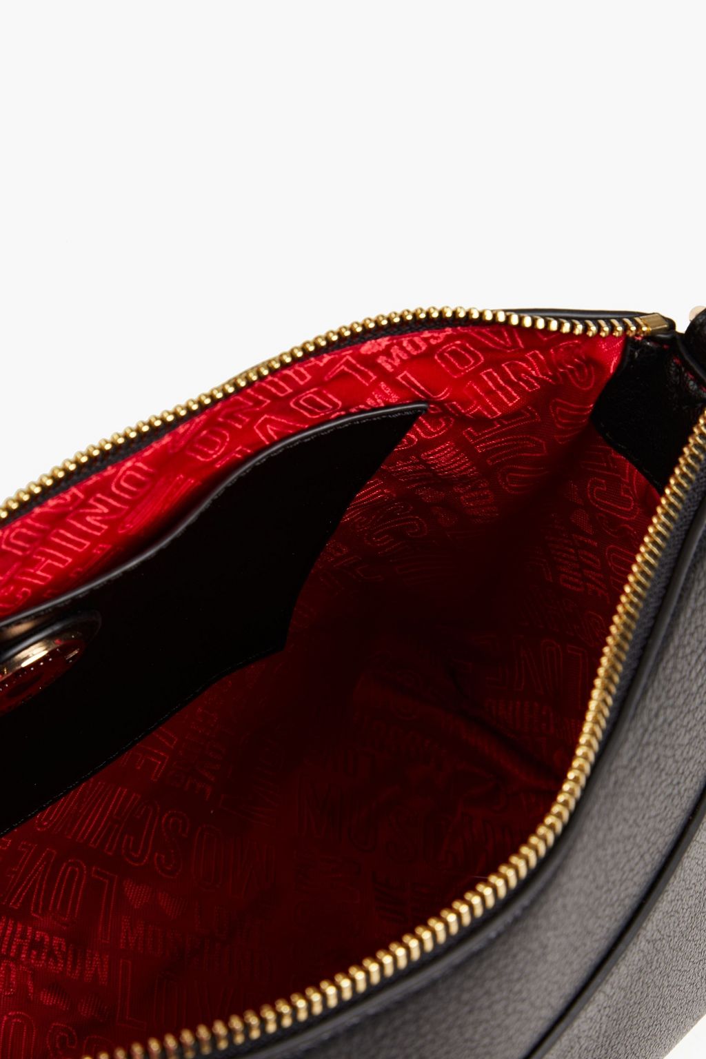 LOVE MOSCHINO Faux textured-leather shoulder bag