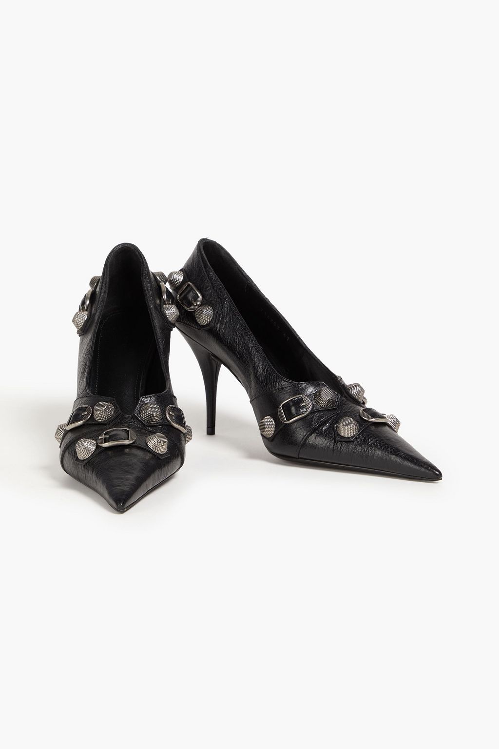 Balenciaga embellished heels deals