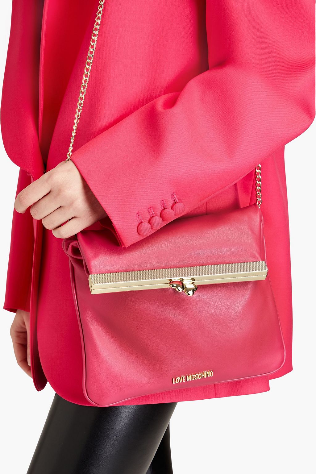 LOVE MOSCHINO Faux leather shoulder bag
